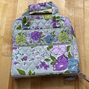 Vera Bradley Tech Organizer Floral Quilted Bag